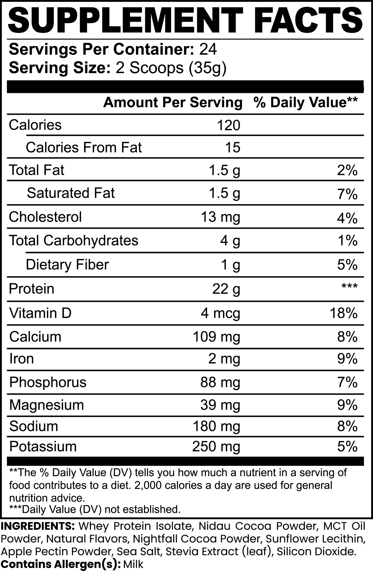 The American Whey (Chocolate)